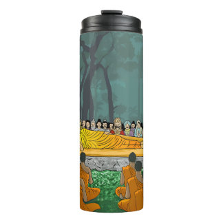 De laatste Nirvana Tumbler van Boeddha Thermosbeker