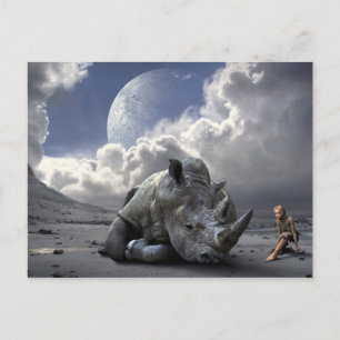 De laatste noordelijke witte Rijn Briefkaart