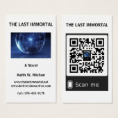 De laatste onsterfelijke Visitekaartjes NIEUWSTE W (Voorkant /achterkant)