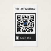 De laatste onsterfelijke Visitekaartjes NIEUWSTE W (Achterkant)