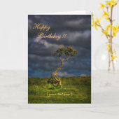 De laatste Overlevende - Gelukkige Verjaardag Kaart (Gele Bloem)