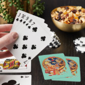 De laatste pakjeskaarten speelkaarten (Insitu)