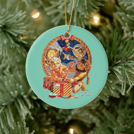 De laatste pakketversie keramisch ornament (Boom)