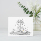 De laatste races briefkaart (Staand voorkant)