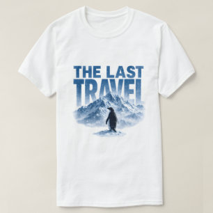 De Laatste Reis Avontuur Pinguïn Besneeuwde Berg T-shirt