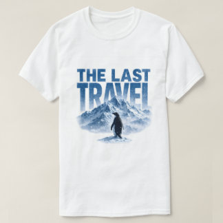 De Laatste Reis Avontuur Pinguïn Besneeuwde Berg T-shirt