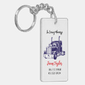 De Laatste Reis | Sleutelhanger Trucker Herdenking (Voorkant Links)