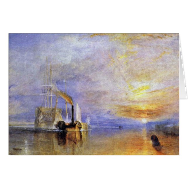 De laatste reis van de strijd tegen de Temeraire " (Voorkant Horizontaal)