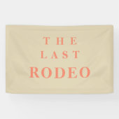 De laatste rodeo-cowgirl-feest spandoek (Horizontaal)