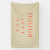 De laatste rodeo-cowgirl-feest spandoek (Verticaal)