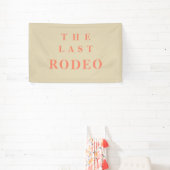 De laatste rodeo-cowgirl-feest spandoek (Insitu)