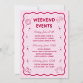 De laatste Rodeo Nashville Bachelorette-weekend Kaart (Achterkant)