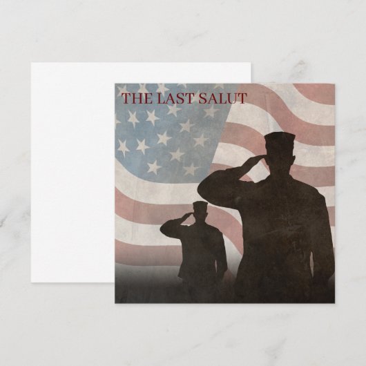 DE LAATSTE SALUT-VINTAGE (Voorkant / Achterkant)