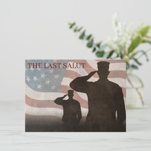 DE LAATSTE SALUT-VINTAGE (Staand voorkant)