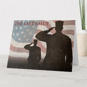 DE LAATSTE SALUT-VINTAGE KAART