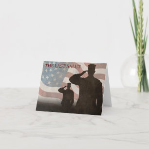 DE LAATSTE SALUT-VINTAGE KAART