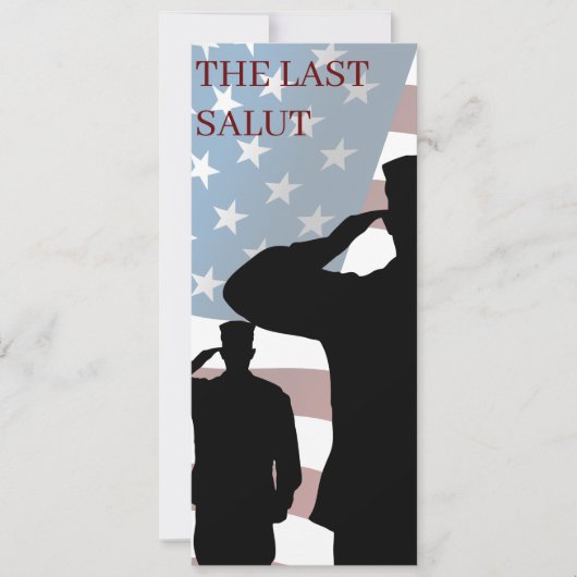 DE LAATSTE SALUUT (Voorkant)