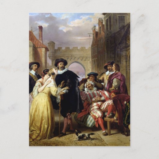 De laatste scène van "Les Fourberies de Scapin" Briefkaart (Voorkant)