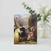 De laatste scène van "Les Fourberies de Scapin" Briefkaart (Staand voorkant)