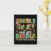 De laatste schooldag is uit voor Summer Teacher Bo Kaart (Gele Bloem)