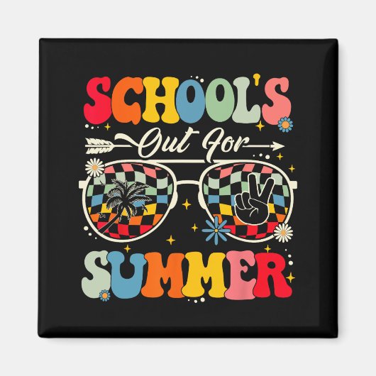 De laatste schooldag is uit voor Summer Teacher Bo Magneet (Voorkant)