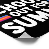 De laatste schooldag is uit voor Summer Teacher Bo Poster (Hoek)