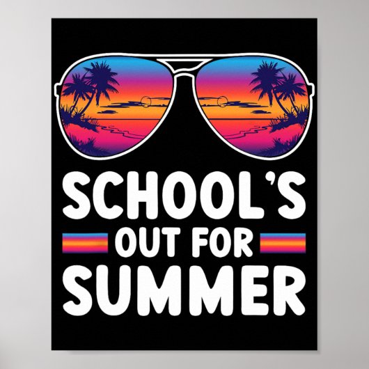 De laatste schooldag is uit voor Summer Teacher Bo Poster (Voorkant)