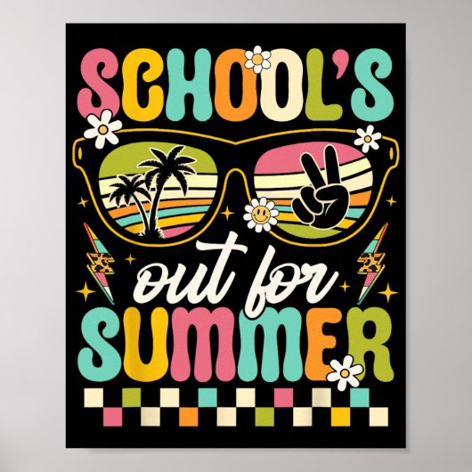 De laatste schooldag is uit voor Summer Teacher Bo Poster (Voorkant)