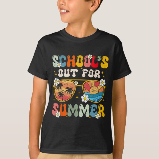 De laatste schooldag is uit voor Summer Teacher Bo T-shirt (Voorkant)