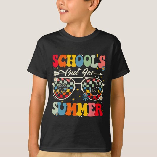 De laatste schooldag is uit voor Summer Teacher Bo T-shirt (Voorkant)