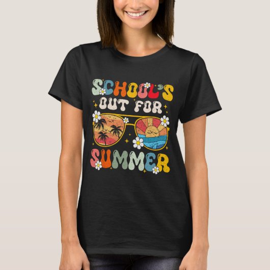 De laatste schooldag is uit voor Summer Teacher Bo T-shirt (Voorkant)