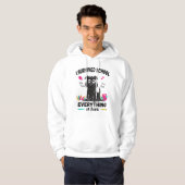De laatste schooldag overleefde ik school hoodie (Voorkant volledig)