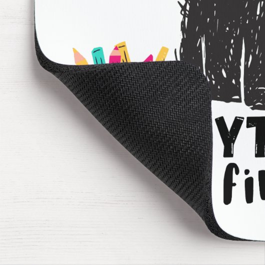 De laatste schooldag overleefde ik school muismat (Hoek)