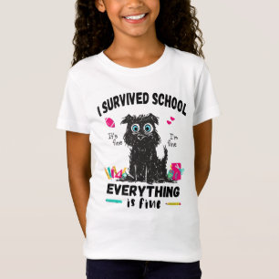 De laatste schooldag overleefde ik school t-shirt