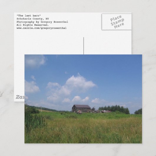 de laatste schuur briefkaart (Voorkant / Achterkant)