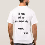 De laatste scion t-shirt (Achterkant)