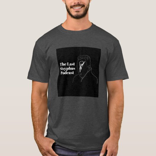 De laatste Sisyphus Podcast T-Shirt (Voorkant)