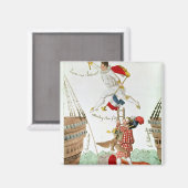 De laatste sprong van een groot Man, 1815 Magneet (Voorkant / Achterkant)
