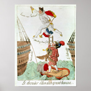 De laatste sprong van een groot Man, 1815 Poster