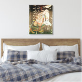 De laatste stand van de Kusanoki-clan Canvas Afdruk (Insitu (Slaapkamer))