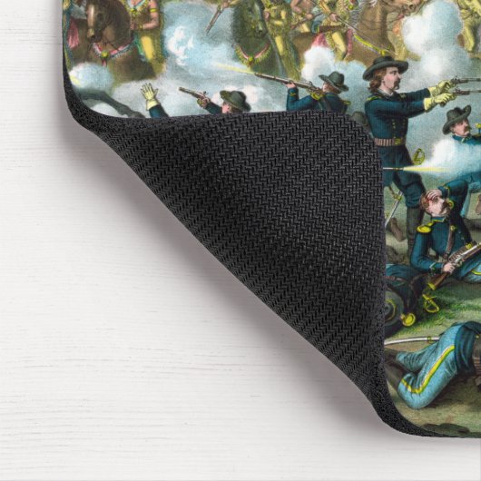 De laatste standaard van Custer Muismat (Hoek)