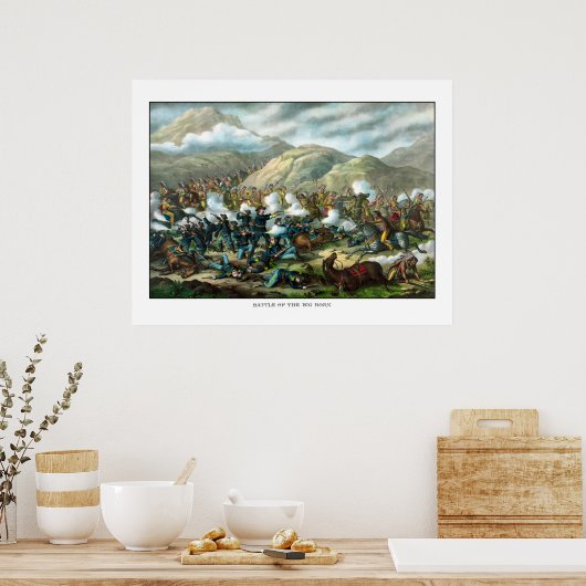 De laatste standaard van Custer Poster (Keuken)