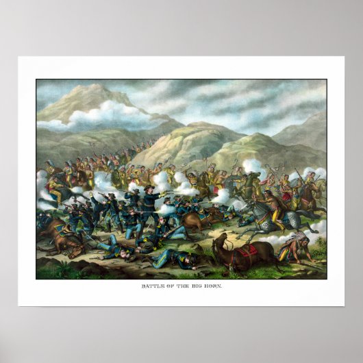 De laatste standaard van Custer Poster (Voorkant)