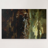 “De laatste stelling” Westerse kunst van Charles M Legpuzzel (Horizontaal)