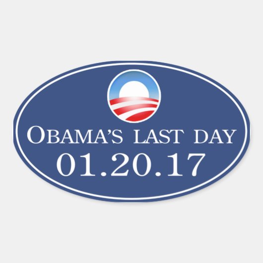 De laatste Sticker van Obama in 2017 (Voorkant)