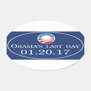 De laatste Sticker van Obama in 2017