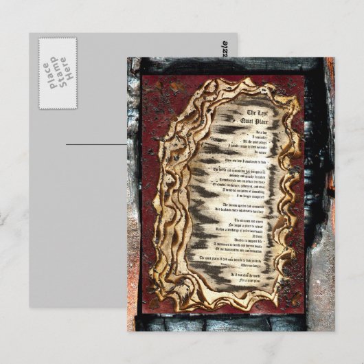 De laatste stille plaats briefkaart (Voorkant / Achterkant)