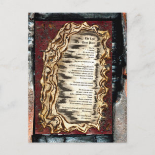 De laatste stille plaats briefkaart