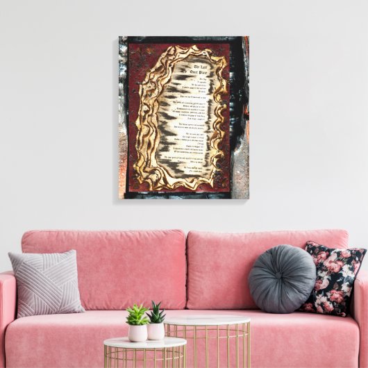 De laatste stille plaats canvas afdruk (Insitu (Woonkamer))