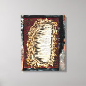 De laatste stille plaats canvas afdruk (Voorkant)